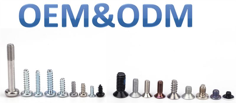 OEM black self tapping pan washer head screw
