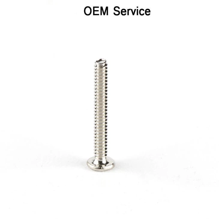 M1ステンレス鋼ねじフラットヘッド