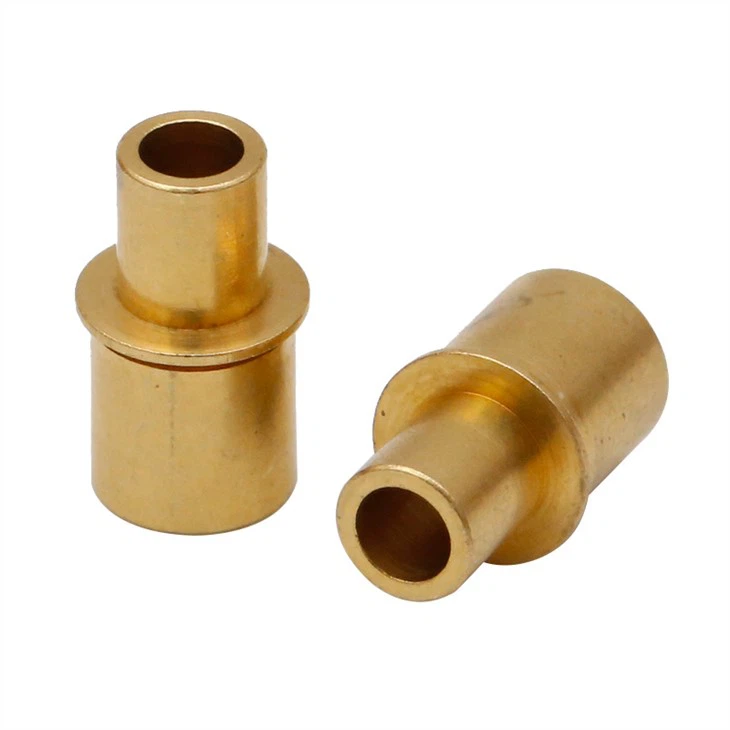 Yellow small machine CNC brass parts