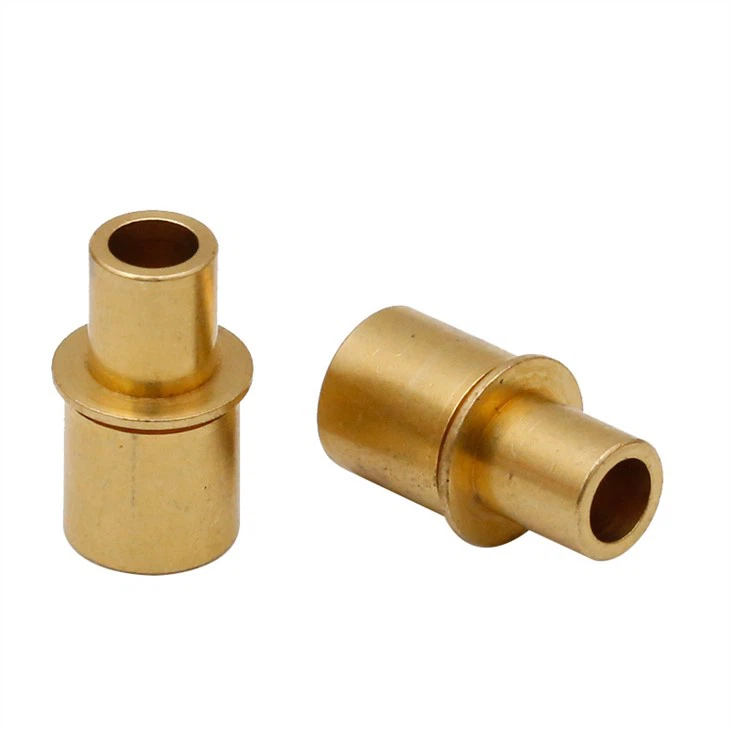 Yellow small machine CNC brass parts